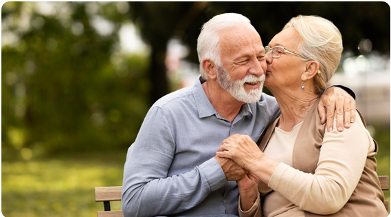 Foto de uma familia feliz